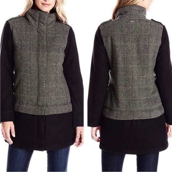Prana Jackets & Blazers - Prana Caprise Herringbone Wool Coat NWT